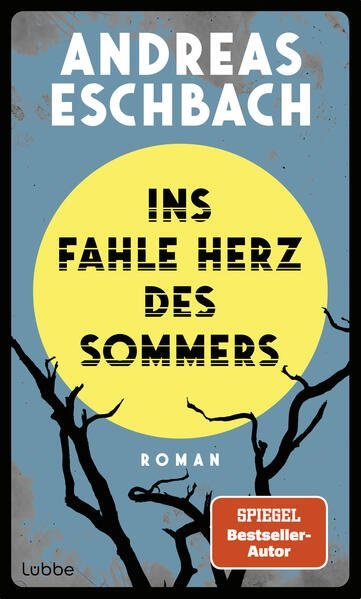 Zeichnung eines vertrockneten Baumes der sich der gnadenlos brennenden Sonne entgegenstreckt.