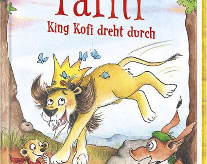 King Kofi berät sich mit Tafiti und Pinsel